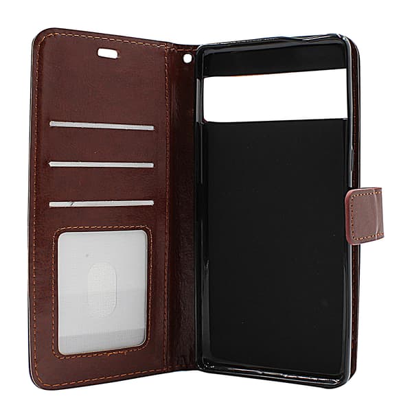 Crazy Horse Wallet Google Pixel 7 Pro 5G Röd