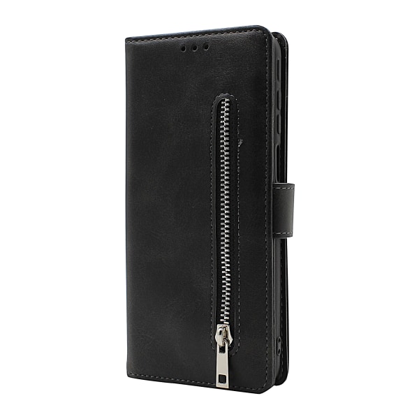 Zipper Standcase Wallet Motorola Moto G31/G41 Svart