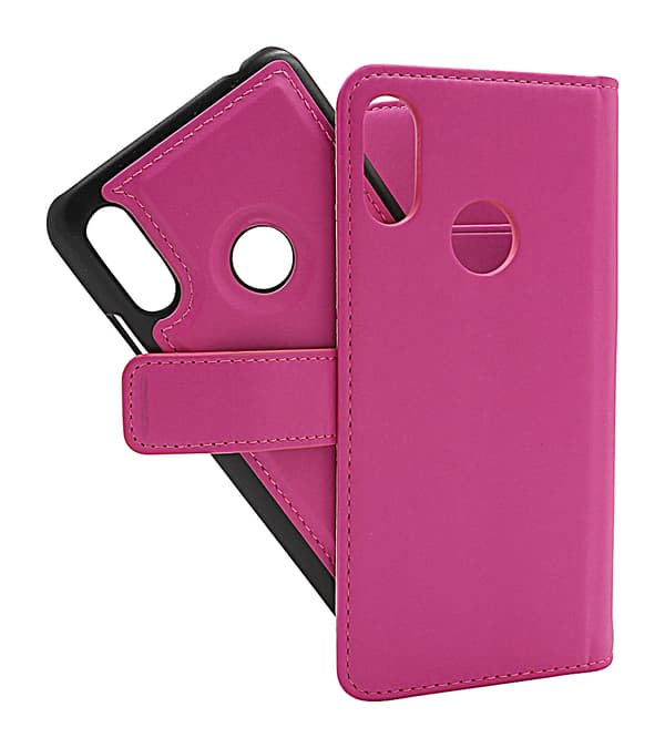 Skimblocker Magnet Wallet Huawei Y6s Hotpink