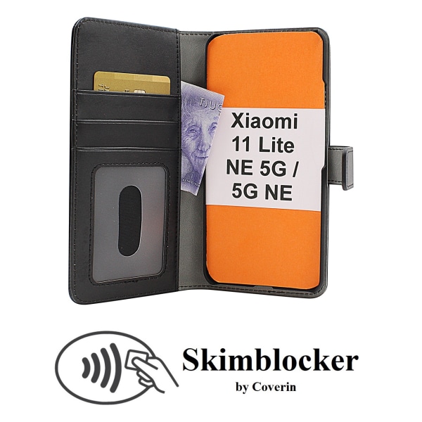 Skimblocker Magnet Fodral Xiaomi 11 Lite NE 5G/11 Lite 5G NE