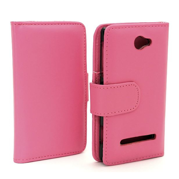 Plånboksfodral HTC 8S Hotpink