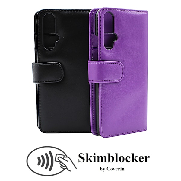 Skimblocker Plånboksfodral Huawei Nova 5T Lila