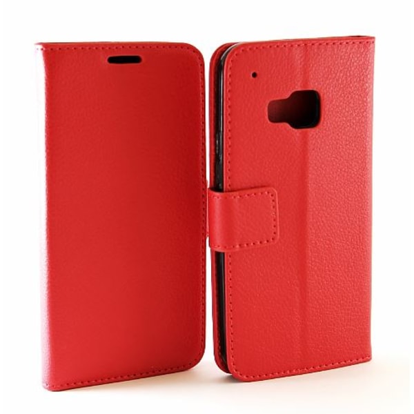 Standcase TPU wallet HTC One (M9) Röd