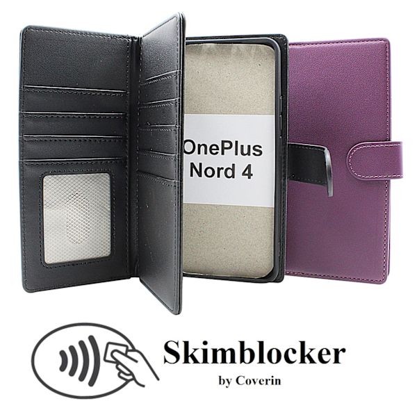 Skimblocker OnePlus Nord 4 5G XL Plånboksfodral Svart