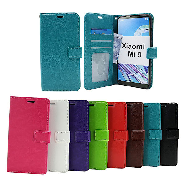Crazy Horse Wallet Xiaomi Mi 9 Svart
