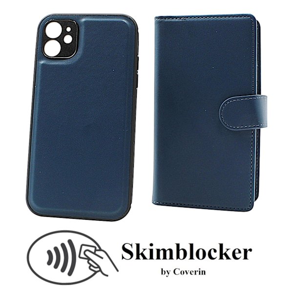 Skimblocker iPhone 11 (6.1) XL Magnet Plånboksfodral