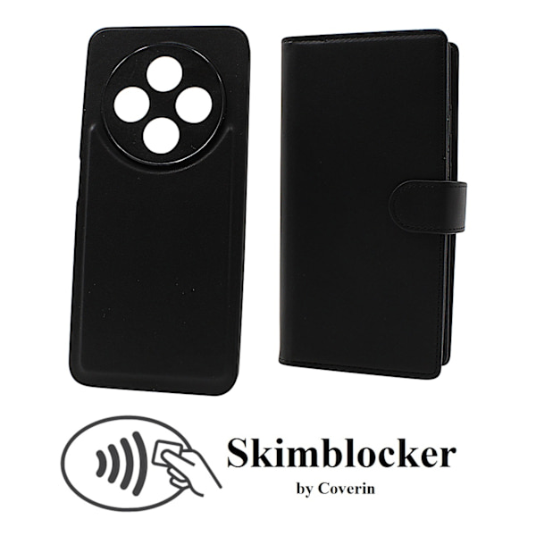 Skimblocker Xiaomi Redmi 14C XL Magnet Plånboksfodral Svart