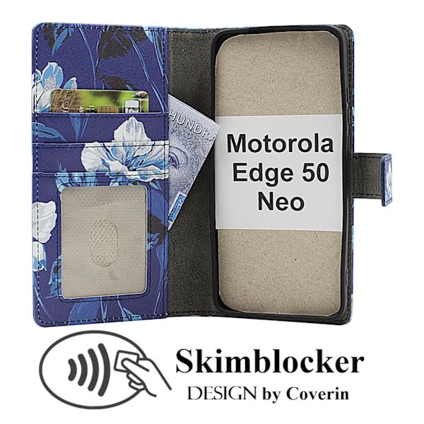 Skimblocker Motorola Edge 50 Neo Plånboksfodral Design
