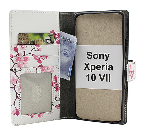 Skimblocker Sony Xperia 10 VII  Plånboksfodral Design