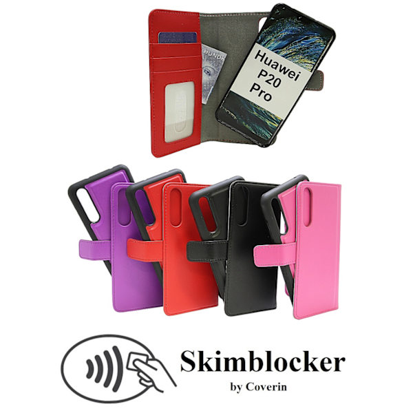 Magnet Wallet Huawei P20 Pro Svart