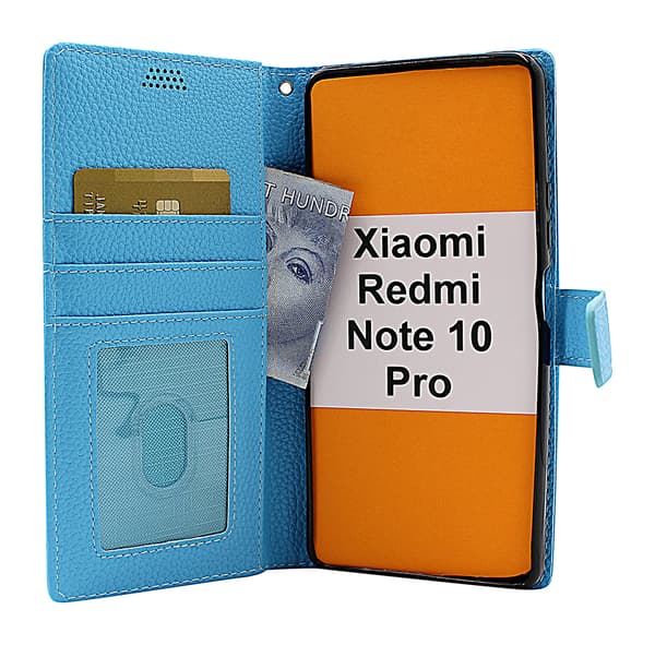 New Standcase Wallet Xiaomi Redmi Note 10 Pro Röd