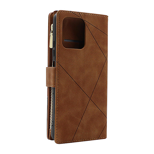 XL Motorola Moto G75 5G Lyx Plånboksfodral Brun