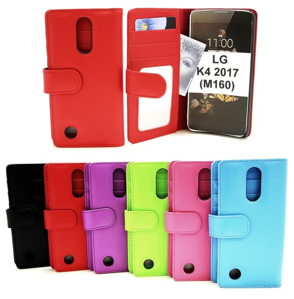 Plånboksfodral LG K4 2017 (M160) Hotpink