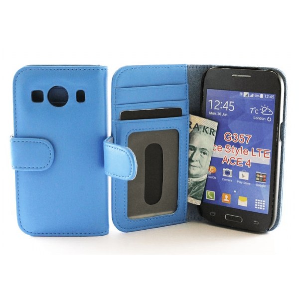 Plånboksfodral Samsung Galaxy Ace 4 (G357F) Vit