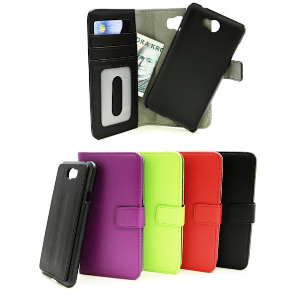 Magnet Wallet Huawei Y6 II Compact (LYO-L21) Svart (G325)