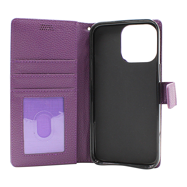 New Standcase Wallet iPhone 15 Pro Max Lila