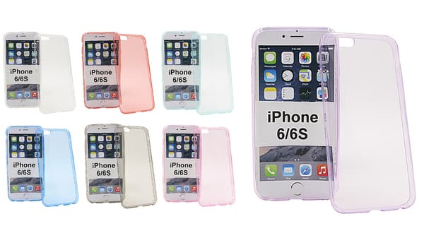 Transparent TPU skal iPhone 6/6s Rosa