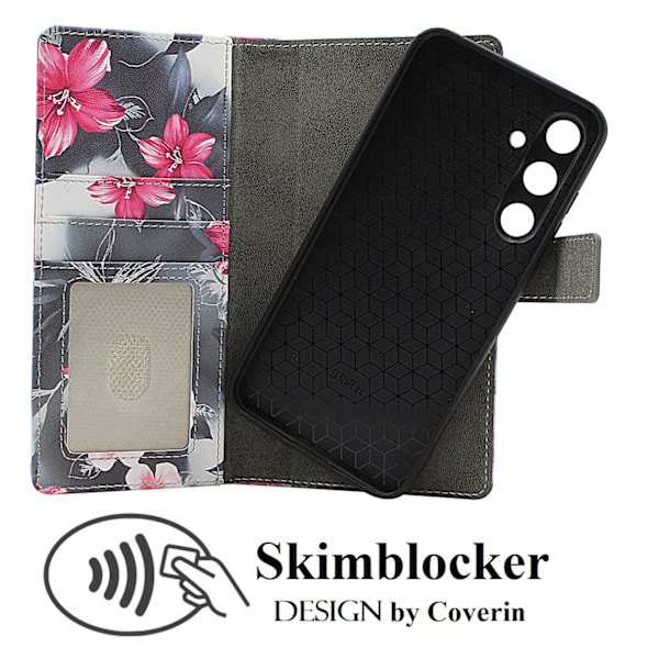 Skimblocker Samsung Galaxy S24 FE Magnetfodral Design