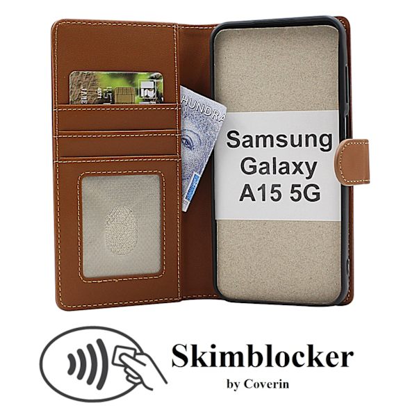 Skimblocker Plånboksfodral Samsung Galaxy A15 5G Happy Cherry