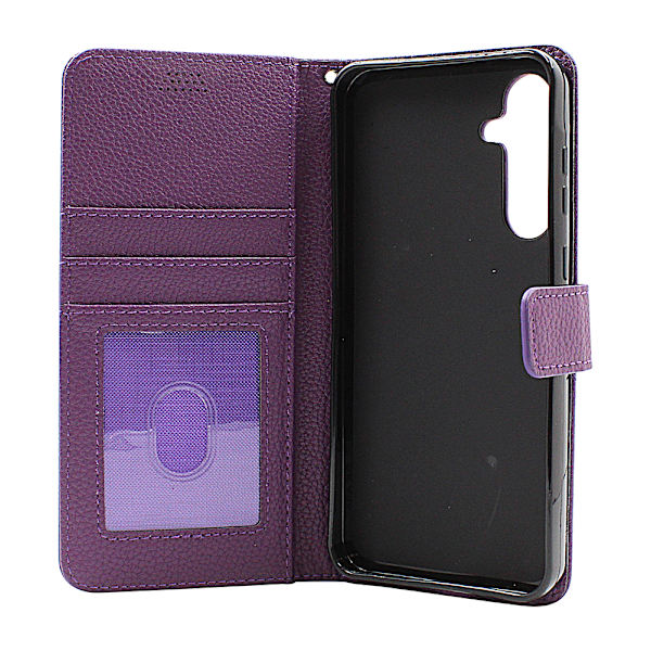 New Standcase Wallet Samsung Galaxy A35 5G Ljusblå