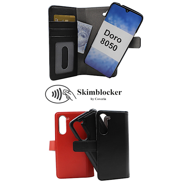Skimblocker Magnet Wallet Doro 8050 Svart