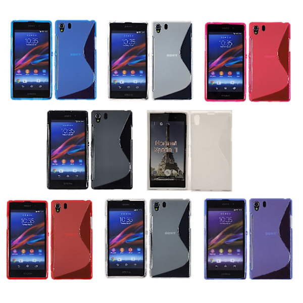 S-line skal Sony Xperia Z1 (L39h) Svart