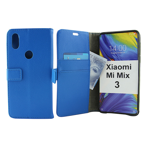 Standcase Wallet Xiaomi Mi Mix 3 Blå