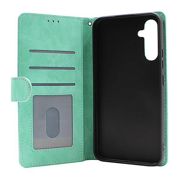 Zipper Standcase Wallet Samsung Galaxy A34 5G Grå