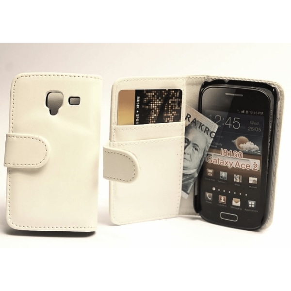 Plånboksfodral Samsung Galaxy Ace 2 (i8160) Blå