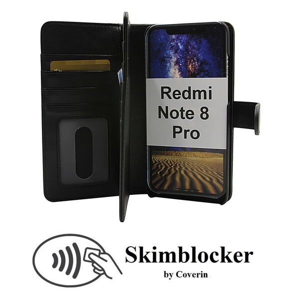 Skimblocker XL Magnet Wallet Xiaomi Redmi Note 8 Pro