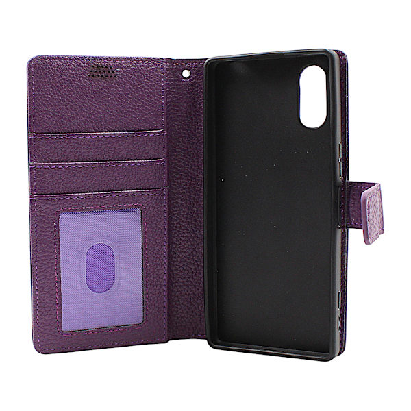 New Standcase Wallet Sony Xperia 5 V Röd