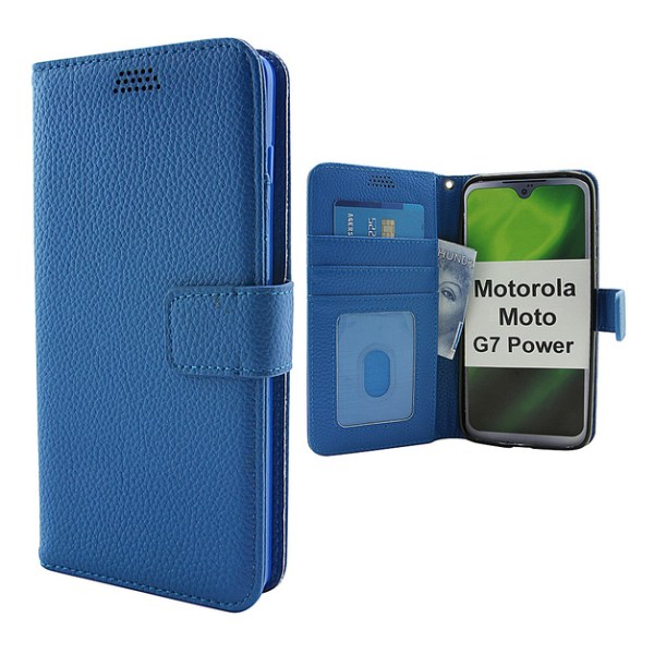 New Standcase Wallet Motorola Moto G7 Power Lila