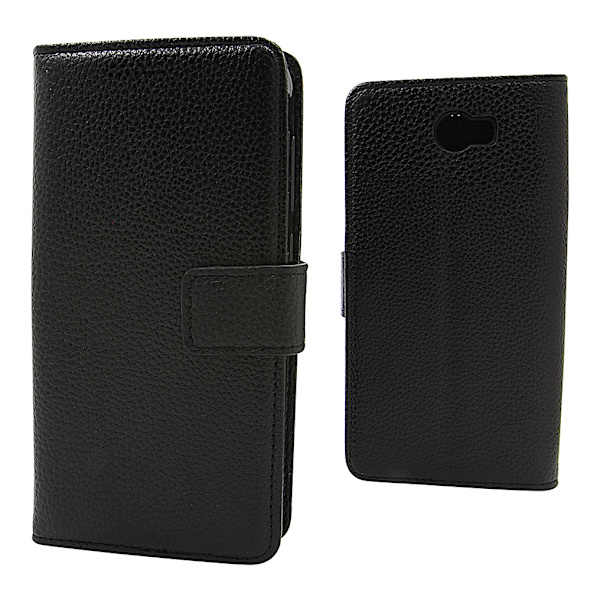 New Standcase Wallet Huawei Y6 II Compact (LYO-L21) Svart