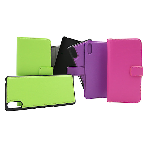 Skimblocker Magnet Wallet Sony Xperia L3 Hotpink