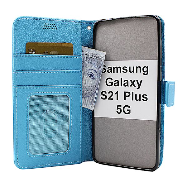 New Standcase Wallet Samsung Galaxy S21 Plus 5G (G996B) Brun