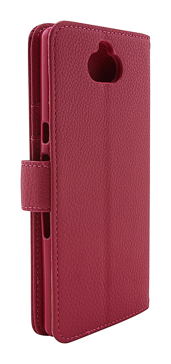 Standcase Wallet Sony Xperia 10 Hotpink
