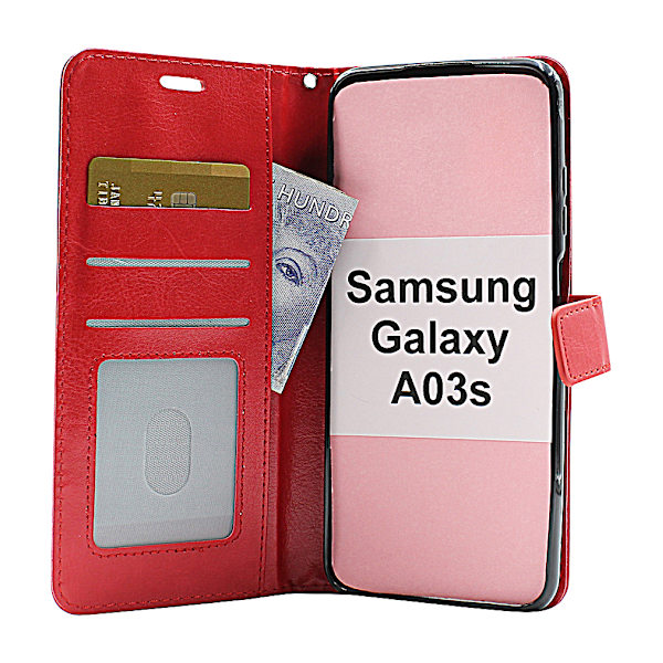 Crazy Horse Wallet Samsung Galaxy A03s (SM-A037G) Lila