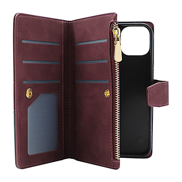 XL Standcase Lyxfodral iPhone 14 (6.1) Vinröd