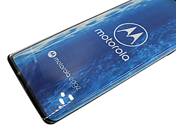 Full Frame Glas skydd Motorola Edge (Svart)