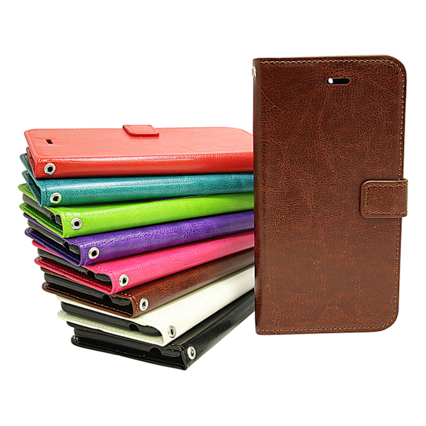Crazy Horse Wallet Nokia 7 Plus Lila