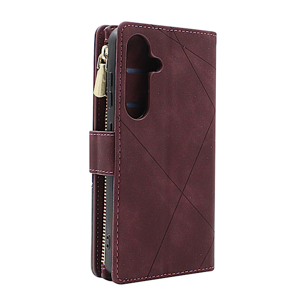 XL Samsung Galaxy S25 Lyx Plånboksfodral Lila