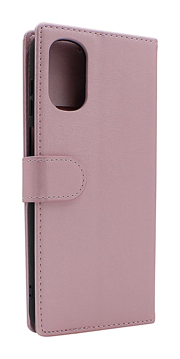 Zipper Standcase Wallet Motorola Moto E32s Marinblå