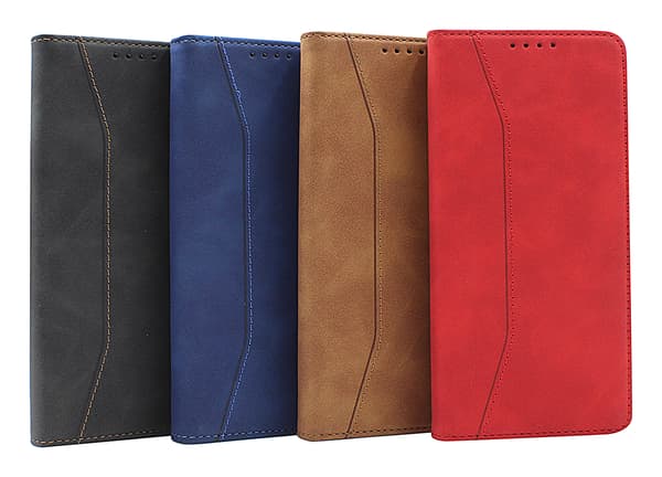 Fancy Standcase Wallet Samsung Galaxy A12 Brun