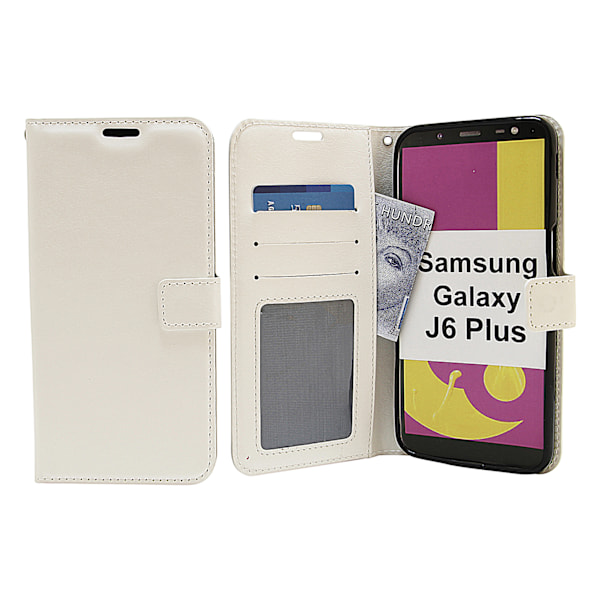 Crazy Horse Wallet Samsung Galaxy J6 Plus (J610FN/DS) Vit