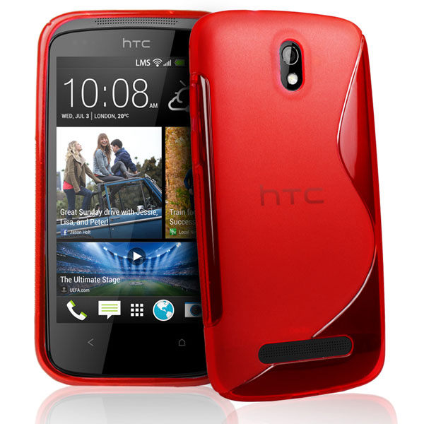 S-Line skal HTC Desire 500 Röd