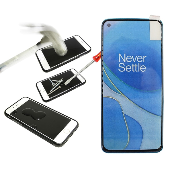 Full Frame Glas skydd OnePlus 8T (Svart)