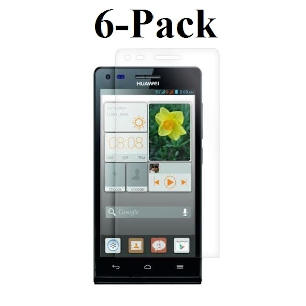 6-pack Skärmskydd Huawei Ascend G6