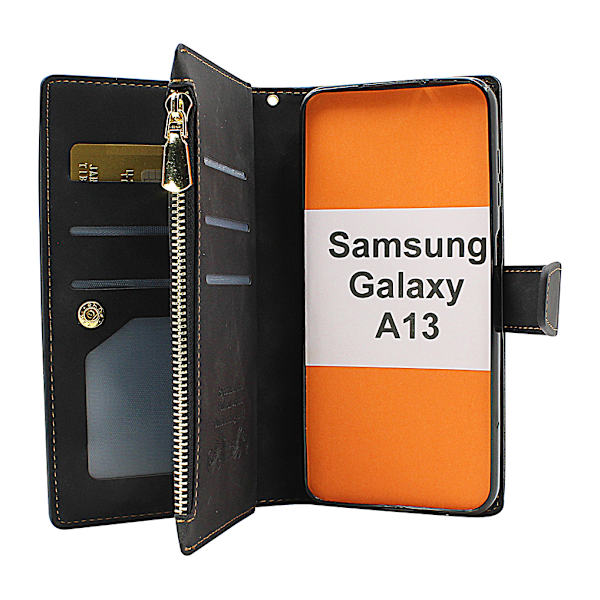 XL Standcase Lyxfodral Samsung Galaxy A13 (A135F/DS) Brun
