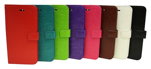 Crazy Horse Wallet Nokia 7 Plus Lila