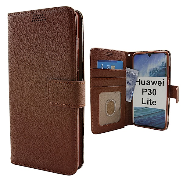 New Standcase Wallet Huawei P30 Lite Brun